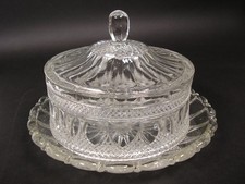 KÄSEGLOCKE*BUTTERDOSE*GLAS*VI