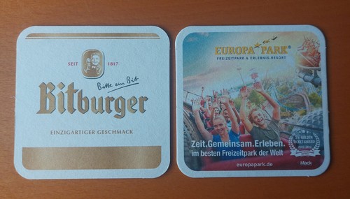 Bierdeckel bitburger europa - 1, bitburger-europa