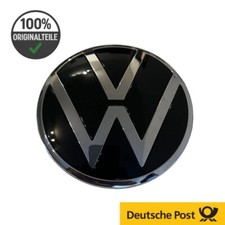 Original VW Caddy 5 (SB) ⌀110mm Emblem Heckklappe Logo schwarz/chrom 2K7853630D