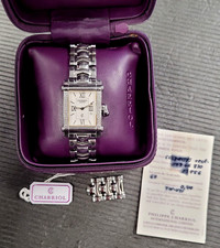 Philippe Charriol Colvmbvs Damenuhr mit Diamantenbesatz und OVP