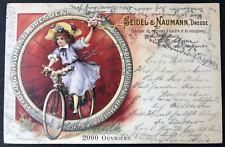 - AK - Werbung 1901 - Seidel & Naumann Dresden - Fahrrad - Ansichtskarte