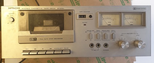 Hitachi 230 stereo cassette - hitachi, d-230