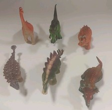 6 Dinosaurier/ Konvolut/ Spielzeug/ versch. Dinos/ fester Kunststoff 