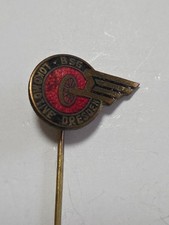 Alte Anstecknadel Fußball BSG Lokomotive Dresden umgeändert zur Nadel [206] 