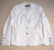 WALTER Damen Lammnappa Lederjacke Blaser Creme Beige Gr. S M Weich Tailliert