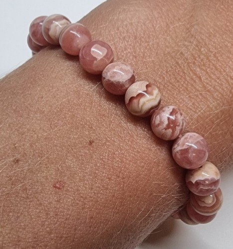 Rhodochrosit perlen armband - xs,