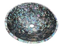 15" Marmor Paua Muschel