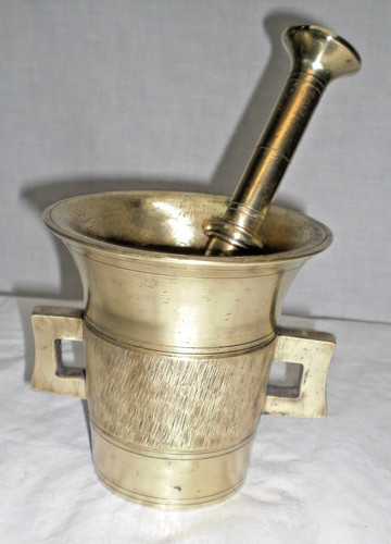 Mörser unikat antik messing - antik,
