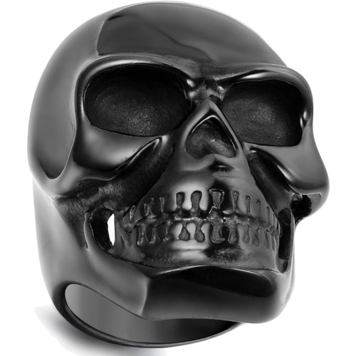 Herren ring totenkopf silber - herren,