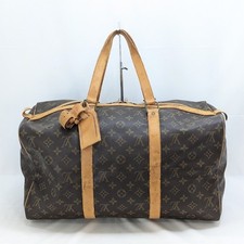 LOUIS VUITTON Monogram Keepall 45 Boston Bag Braun M41428 Authentic LV