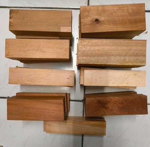 Diverse holzsorten messergriff - diverse,