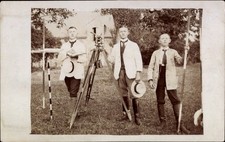 Foto Ak Landvermesser mit