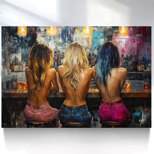 Leinwand bild whiskey - bild, club