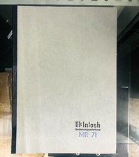 Original McIntosh MR 71 Tuner Bedienungsanleitung / owners instruction