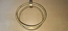 Handtuchring zweifach Handtuchhalter rund messing D ca. 20 cm wie Neu