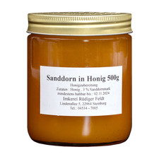 Sanddorn honig 500g - sanddorn, in