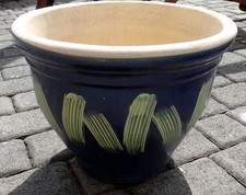 Blumenkübel groß außen rund 38 cm Frostsicher