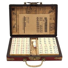 144 Mahjong Fliesen, Antique