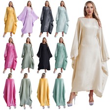 Frauen Robe Ramadan Kostüm Lang Kleid Islamisch Festivals Abaya Cocktail Dubai