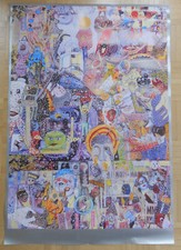 ANDORA Kunstdruck 1998 Bild Kunstwerk POP ART Rahmen Druck