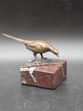 Bronze Tier Figur Skulptur auf