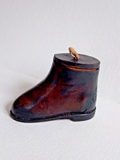 alter Miniatur Schuh aus Leder