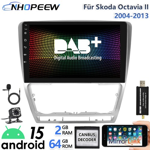 Dab android15 radio - 10,1",