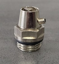  Entlüftungsventil für Heizkörper mit 1/4 AG (274739) drehbar | ganz aus Metall 