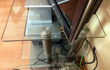 TV Rack Glas Regal Möbel