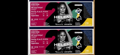Konzertkarten helene fischer - konzertkarten,