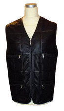 Herren Tolle  Lammfellweste   echtes Leder  Gr.48,50,52,54,56,58,60