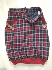 Luis Trenker Wollrock - Karorock - IT Gr.42(dt.Gr.36 -38) -rot-blau