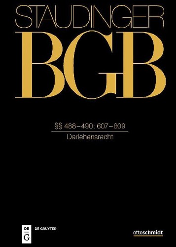 Staudinger bgb 488 - §§, 488-490