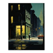 New York at Dawn Edward Hopper