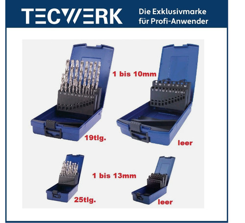 Tecwerk spiralbohrersatz din - tecwerk,