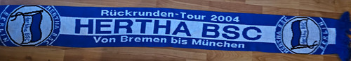 Schal hertha bsc 2004 - hertha,