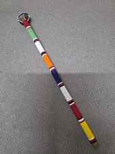 Original Massai Rungu Wurfkeule Kenia Afrika Perlen Unikat 61cm 