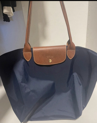 Longchamp shopper navy blue - shopper,