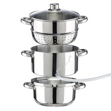 6 Liter Entsafter aus Edelstahl Ø 22cm Induktion Dampfentsafter