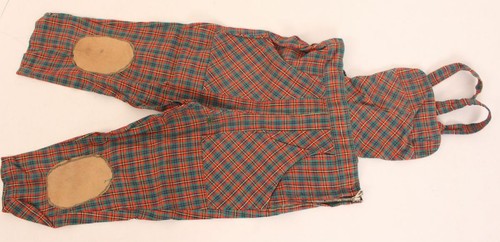 Hose latzhose junge grün rot - hose,