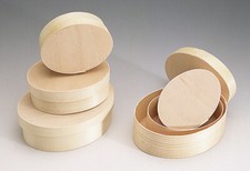 5x Spandose Spanschachtel oval