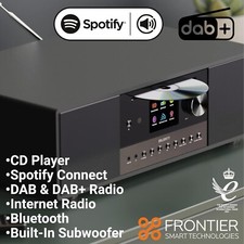 Internetradio mit DAB+, CD, BT, integrierter 6" Sub, Majority Quadriga, WIE NEU!