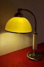 Art Deco Tischlampe, 1930er Bakalit Messing Marianne Brandt