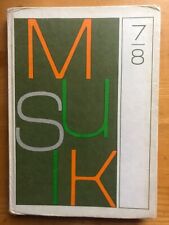 Musik   Klasse 7/8    Schulbuch, DDR