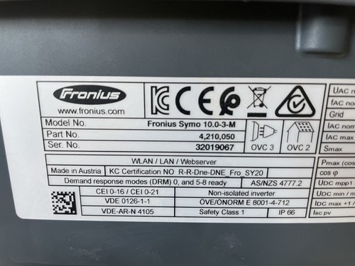 Fronius wechselrichter symo - wechselrichter,