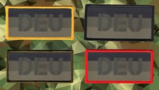Deu aufnäher patch - deu, aufnäher/patch