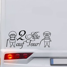 2 Alte auf Tour Spruch