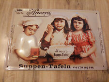 Blechschild KNORRS SUPPEN-TAFELN Werbeschild
