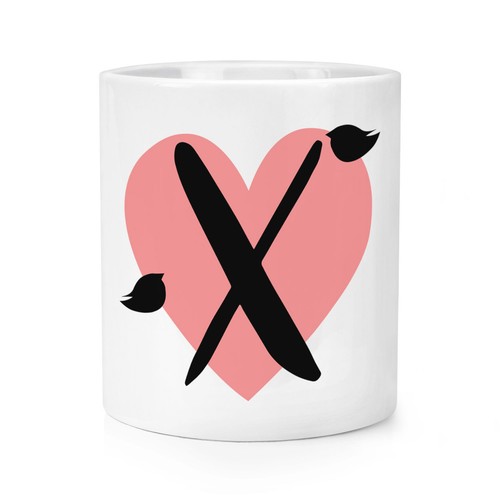 Buchstabe herz alphabet - ", x