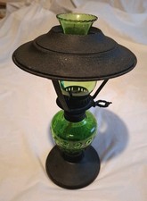 Öllampe grünes Glas